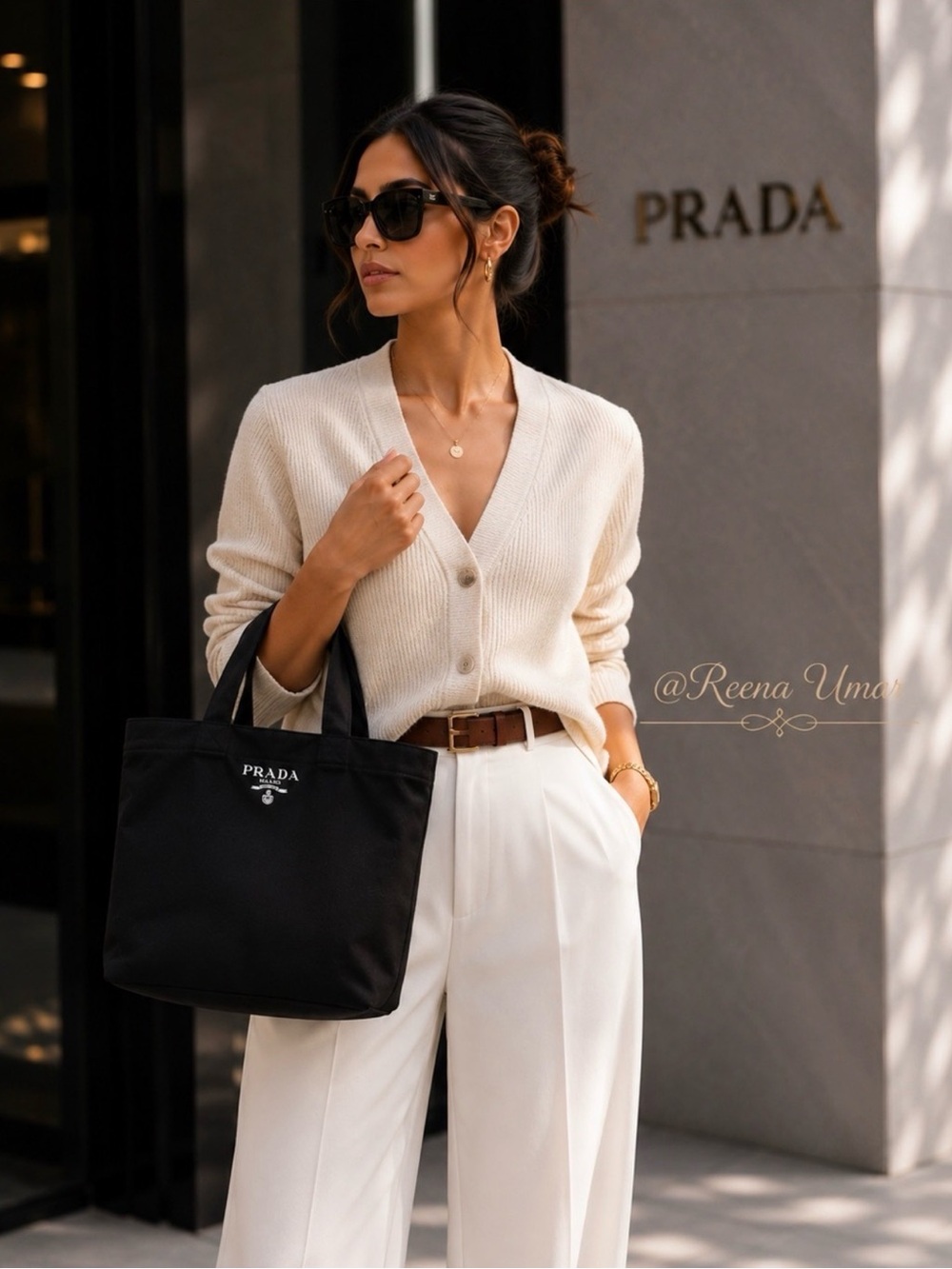 PRADA Black Canvas Mini Tote Bag | Beauty Gift | New in Box